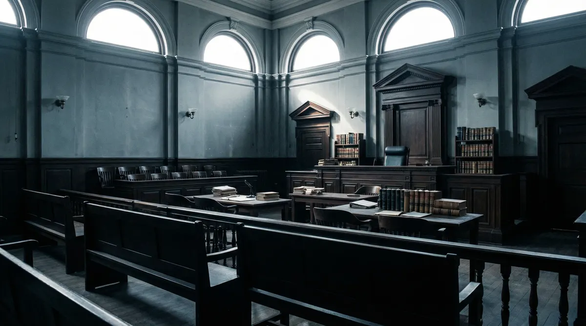 黑料正能量 - 法庭内部法律诉讼场景